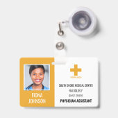 Foto-ID des personalisierten medizinischen Mitarbe Ausweis (Front with Retractable)