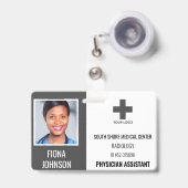 Foto-ID des personalisierten medizinischen Mitarbe Ausweis (Front with Retractable)