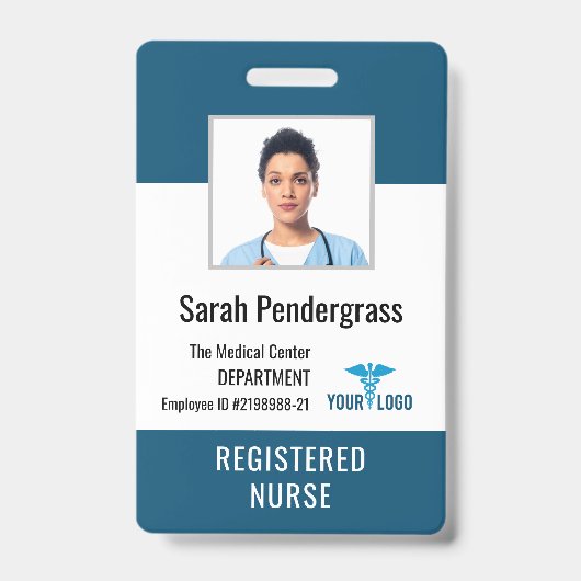 Foto-ID des personalisierten medizinischen Zentrum Ausweis (Front)