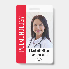 Foto-ID des Red Hospital Medical Employee Ausweis