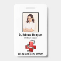 Foto-ID des roten Medizin-Kreuzes Silber-Symbol