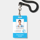 Foto-ID des Unternehmens für Firmenlogo Mitarbeite Ausweis (Vorderseite mit Lanyard)