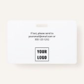 Foto-ID drücken Ausweis (Rückseite)