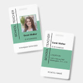 Foto-ID eines Mitarbeiters oder Studierenden Ausweis (Vorder- & Rückseite)