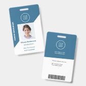Foto-ID Firmenlogo Barcode-Sicherheit Ausweis (Vorder- & Rückseite)