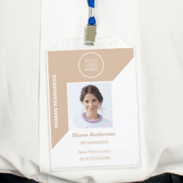 Foto-ID Firmenlogo Security-Abzeichen Ausweis