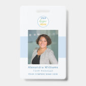 Foto-ID Firmenlogo Sicherheit Ausweis (Vorderseite)