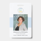 Foto-ID Firmenlogo Sicherheit Ausweis (Vorderseite)