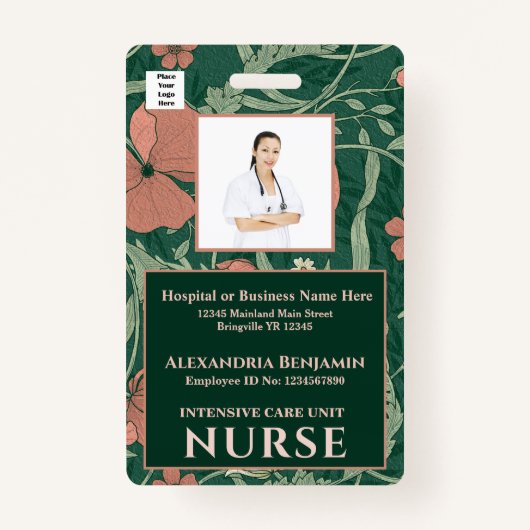 Foto-ID für benutzerdefinierte Mitarbeiter Bar-Cod Ausweis (Vorderseite)