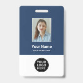 Foto-ID für benutzerdefinierte Mitarbeiter-Logo-Ab Ausweis (Front)