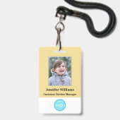 Foto-ID für benutzerdefinierte Mitarbeiter-Logokom Ausweis (Vorderseite mit Lanyard)