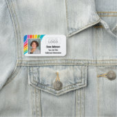 Foto-ID für benutzerdefinierte Mitarbeiter-Logos R Namensschild (Beispiel)