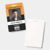 Foto-ID für benutzerdefinierte Mitarbeiter - Schwa Ausweis (Vorder- & Rückseite)