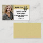 Foto-ID für benutzerdefinierte Mitarbeiter Visitenkarte (Vorne/Hinten)