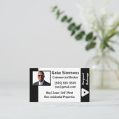 Foto-ID für benutzerdefinierte Mitarbeiter Visitenkarte (Stehend Vorderseite)
