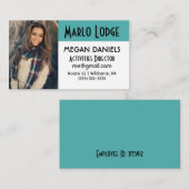 Foto-ID für benutzerdefinierte Mitarbeiter Visitenkarte (Vorne/Hinten)