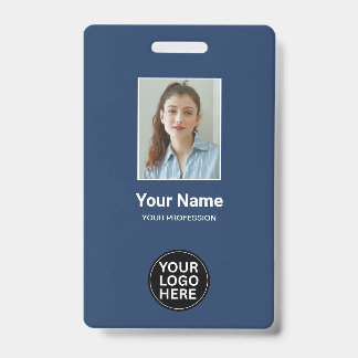 Foto-ID für benutzerdefinierte Navy-Blue-Mitarbeit Ausweis