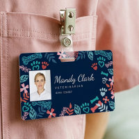 Foto-ID für Blumenmuster und Foliage Pet Print