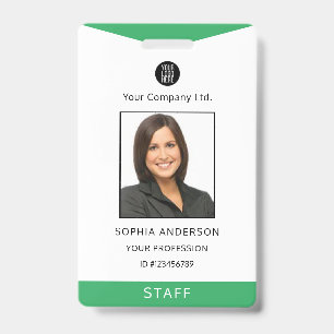 Foto-ID für das Logo des Unternehmens für benutzer Ausweis