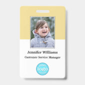 Foto-ID für das Logo für Mitarbeiter Ausweis (Vorderseite)