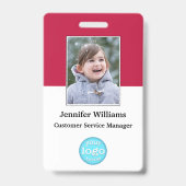 Foto-ID für das Logo für Mitarbeiter Ausweis (Vorderseite)
