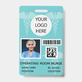 Foto-ID für den medizinischen Operationsraum Ausweis