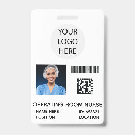 Foto-ID für den Operationssaal "Weiße Medizin" Ausweis