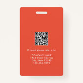 Foto-ID für die ärztliche Krankenversicherung Ausweis (Rückseite)