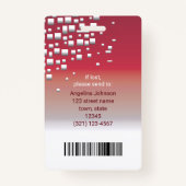 Foto-ID für die Pressekennung Ausweis (Rückseite)