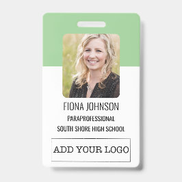 Foto-ID für einfache Mitarbeiter-Logos Ausweis