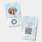 Foto-ID für Firmenlogos Ausweis (Vorder- & Rückseite)