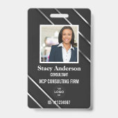 Foto-ID für Firmenmitarbeiter Ausweis (Vorderseite)