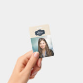 Foto-ID für Geschäftsmitarbeiter mit QR-Code Ausweis (Handheld)