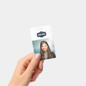 Foto-ID für Geschäftsmitarbeiter mit QR-Code Ausweis (Handheld)