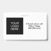 Foto-ID für Gold-Mitarbeiter Ausweis (Rückseite)