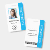 Foto-ID für Ihr Zahnarztbüro Ausweis (Front & Back)