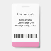 Foto-ID für Journalisten-Pressepass Ausweis (Rückseite)