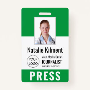 Foto-ID für Journalisten-Pressepass Ausweis