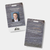 Foto-ID für kleine Mitarbeiter Ausweis (Vorder- & Rückseite)