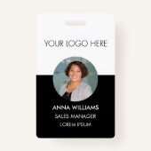 Foto-ID für Logomitarbeiter Ausweis (Vorderseite)