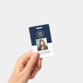 Foto-ID für Logos für Mitarbeiter-Barcode Ausweis (Handheld)