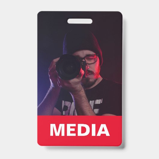 Foto-ID für "Media All Access Pass" Ausweis (Vorderseite)