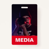 Foto-ID für "Media All Access Pass" Ausweis (Vorderseite)