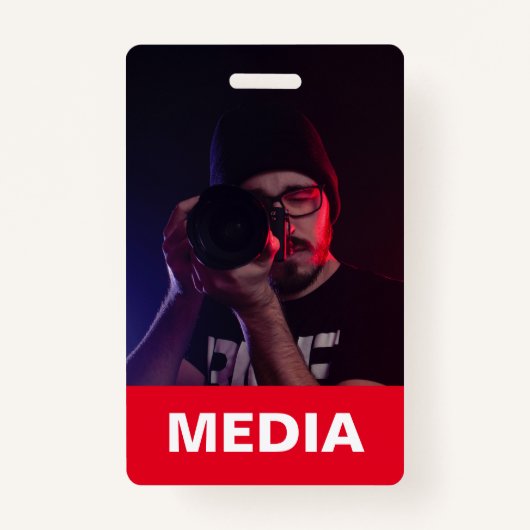 Foto-ID für "Media All Access Pass" Ausweis (Vorderseite)