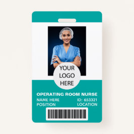 Foto-ID für medizinisches Operationssaal Ausweis
