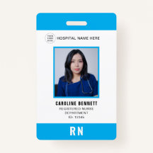 Foto-ID für medizinisches Personal | Hospital-Logo