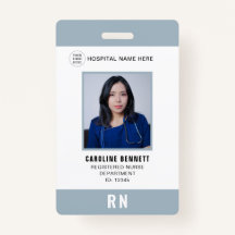 Foto-ID für medizinisches Personal | Hospital-Logo