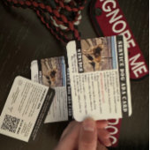 Foto-ID für Mehrzweck-Service-Dodkarte mit Name