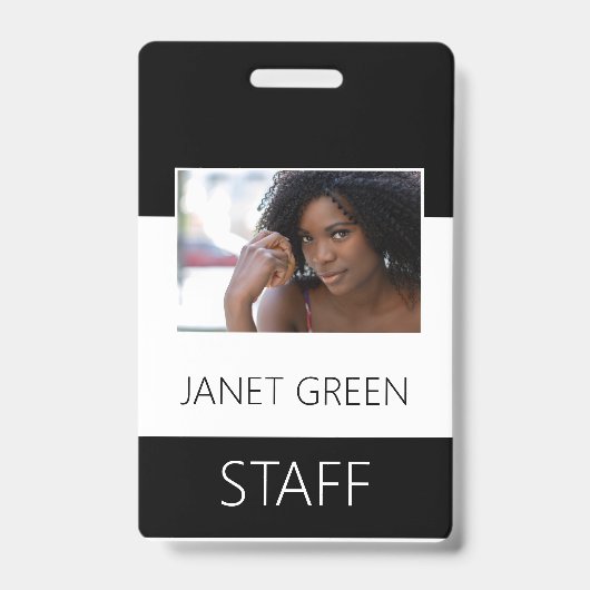 Foto-ID für Mitarbeiter Ausweis (Front)