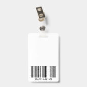 Foto-ID für Mitarbeiter eines benutzerdefinierten  Ausweis (Rückseite mit Clip)